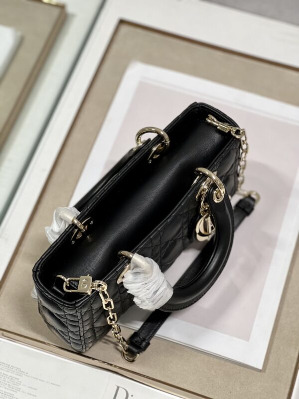 Dior Medium Horizontal Diana Bag - Black - Image 3