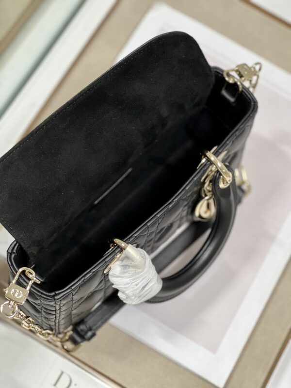 Dior Medium Horizontal Diana Bag - Black - Image 2