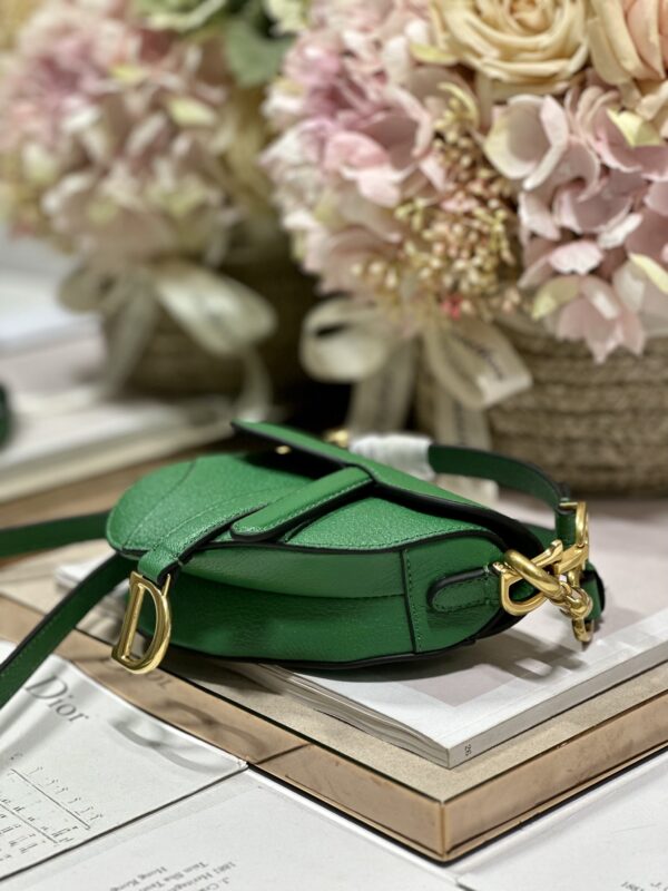 Dior Super Mini Saddle Bag - Green - Image 4