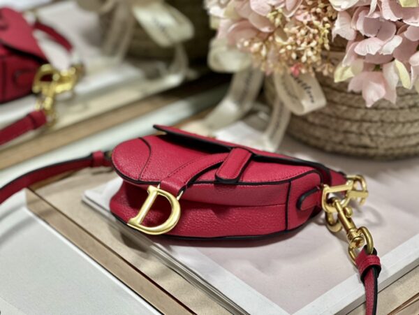 Dior Super Mini Saddle Bag - Pink - Image 3