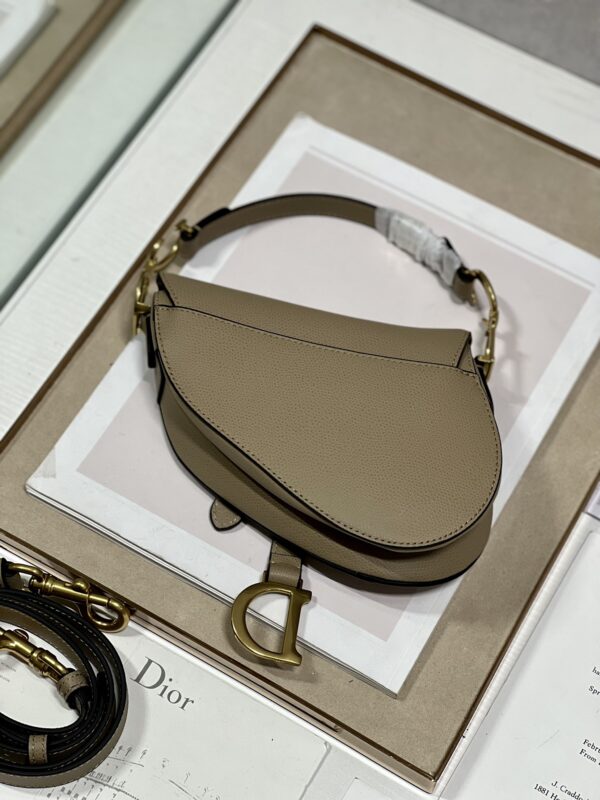 Dior Small Saddle Handbag - Hazelnut - Image 4