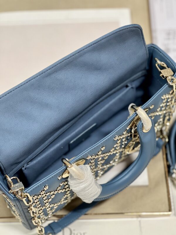 Dior Horizontal Diana Lady D−Joy Bag - Blue - Image 2