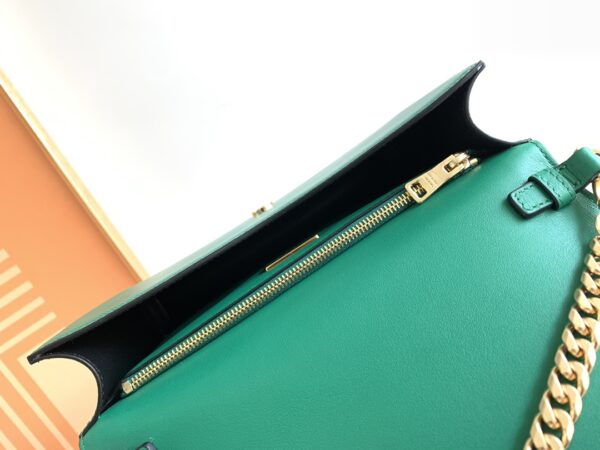 Prada Flap Shoulder Bag - Green - Image 2