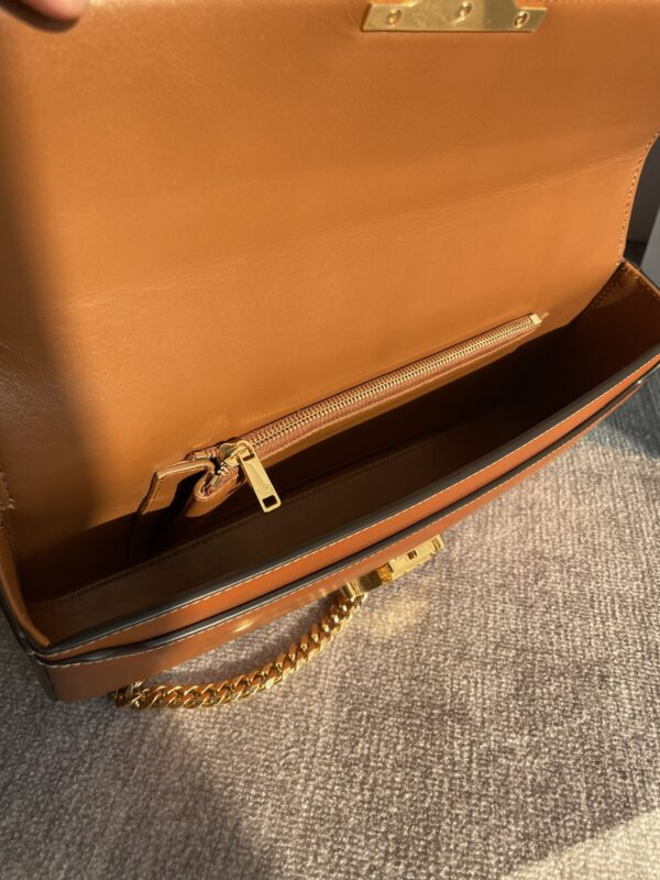 Celine Chain Armpit Bag - Orange - Image 2