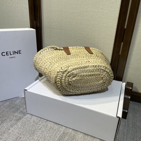 Celine Spring And Summer Straw Bag - Brown - Image 3