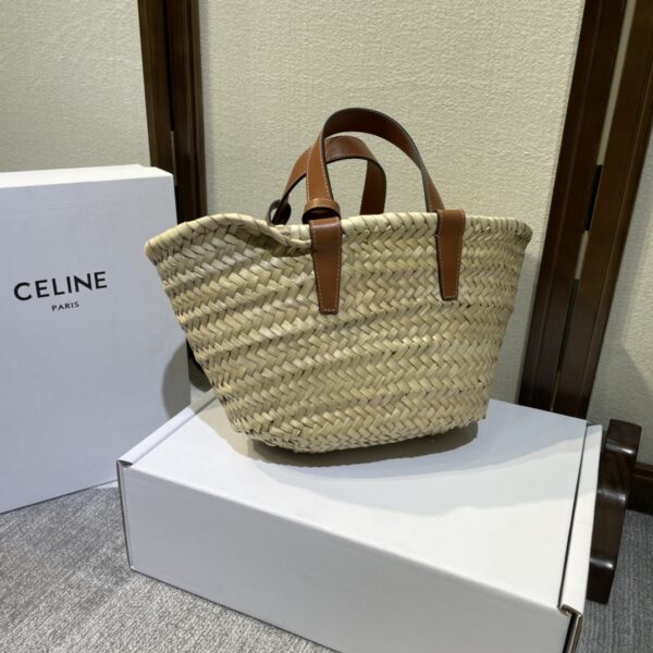 Celine Spring And Summer Straw Bag - Brown - Image 4