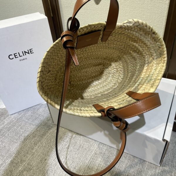 Celine Spring And Summer Straw Bag - Brown - Image 2