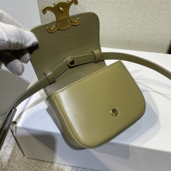 Celine 2022 New Mini Headphone Bag - Green - Image 3