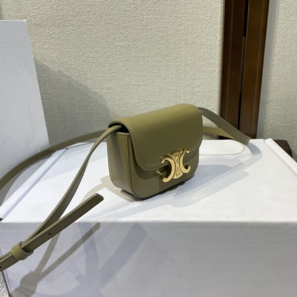 Celine 2022 New Mini Headphone Bag - Green - Image 5