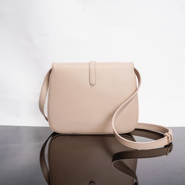 Celine Tabou Medium Smooth Cow Leather Handbag - Light Pink - Image 4