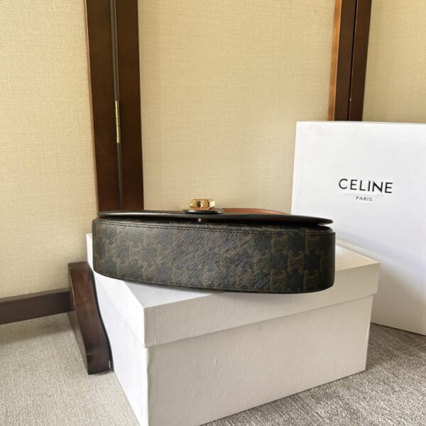 Celine Tabou Clutch Small Handbag - Brown - Image 3