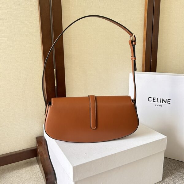 Celine Tabou Clutch Small Handbag - Brown - Image 4