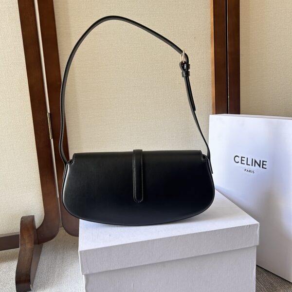 Celine Tabou Clutch Small Handbag - Black - Image 4