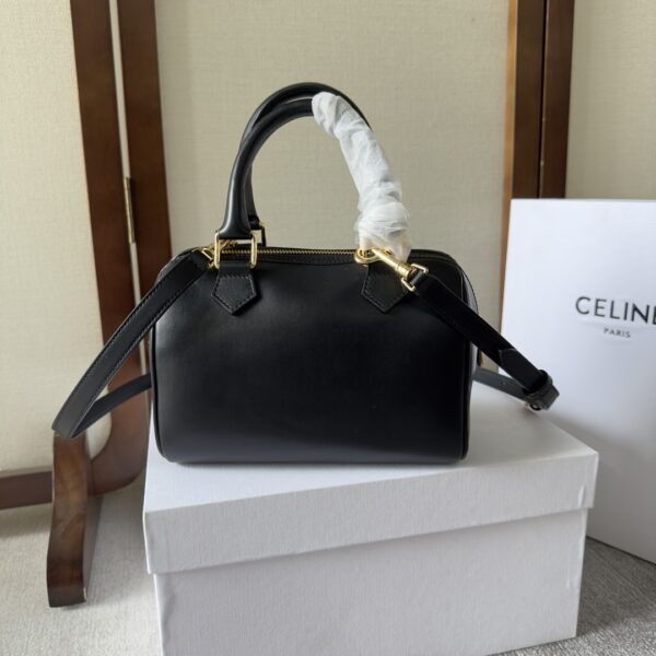 Celine Arc De Triomphe Small Boston Pillow Bag - Black - Image 4