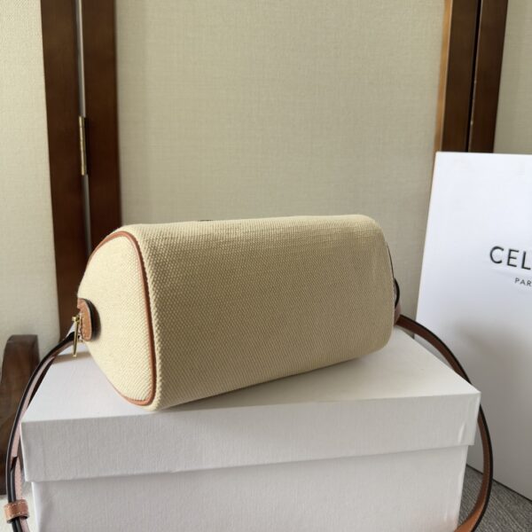 Celine Arc De Triomphe Small Boston Pillow Bag - Cream - Image 2