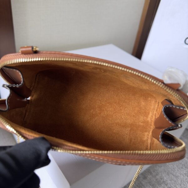 Celine Arc De Triomphe Shell Bag - Brown - Image 2