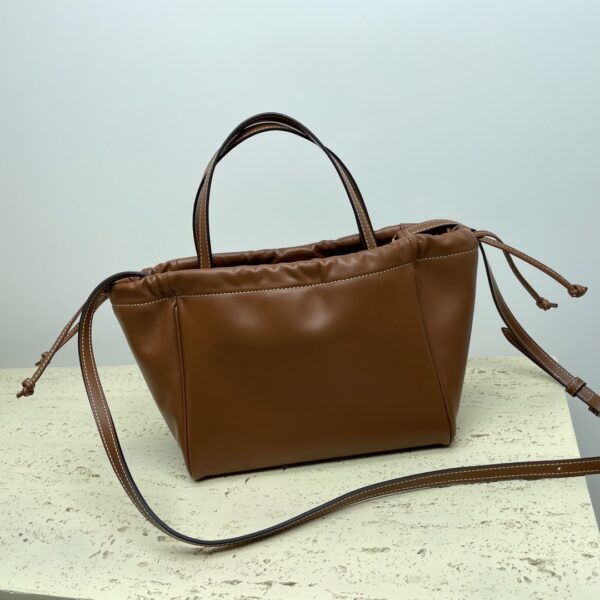 Celine Cabas Triomphe Small Drawstring Bag - Brown - Image 3