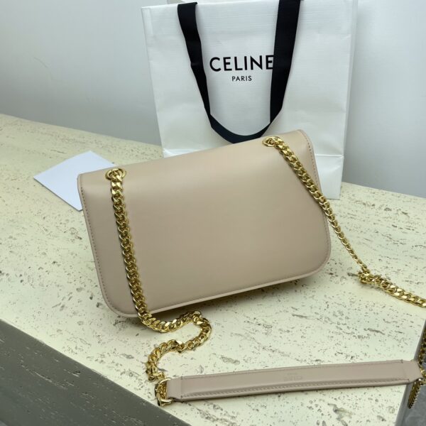 Celine Arc De Triomphe Chain Bag - Elephant Gray - Image 5