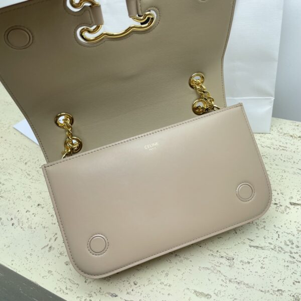 Celine Arc De Triomphe Chain Bag - Elephant Gray - Image 4