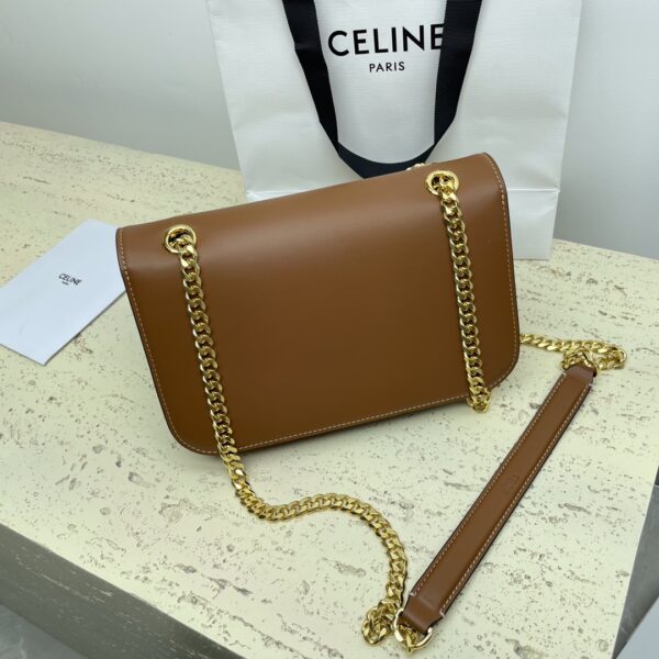 Celine Arc De Triomphe Chain Bag - Brown - Image 5