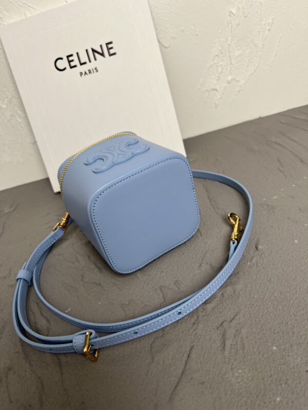 Celin E Mini Vanity Case - Blue - Image 2