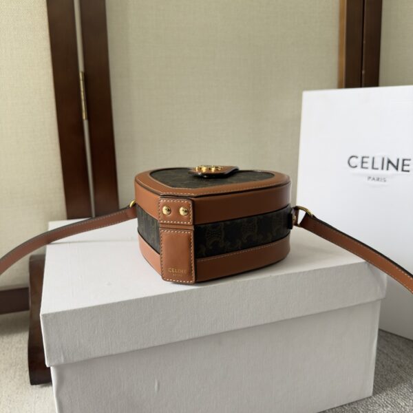 Celine Tambour Heart-shaped Handbag - Image 3