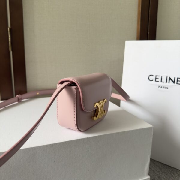 Celine 2022 New Mini Headphone Bag - Pink - Image 5