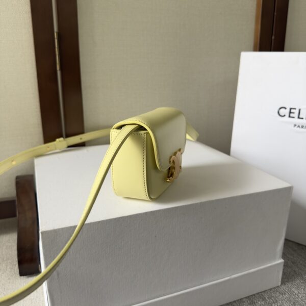 Celine 2022 New Mini Headphone Bag - Light Yellow - Image 5