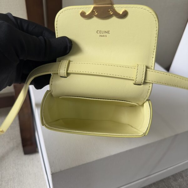 Celine 2022 New Mini Headphone Bag - Light Yellow - Image 2